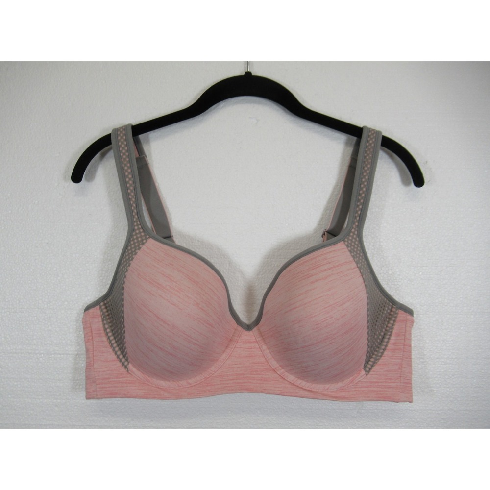 Maidenform Custom Lift Sports Bra 38D Pink Underwire DM7990
